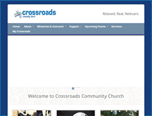 Tablet Screenshot of crossroadscowley.com